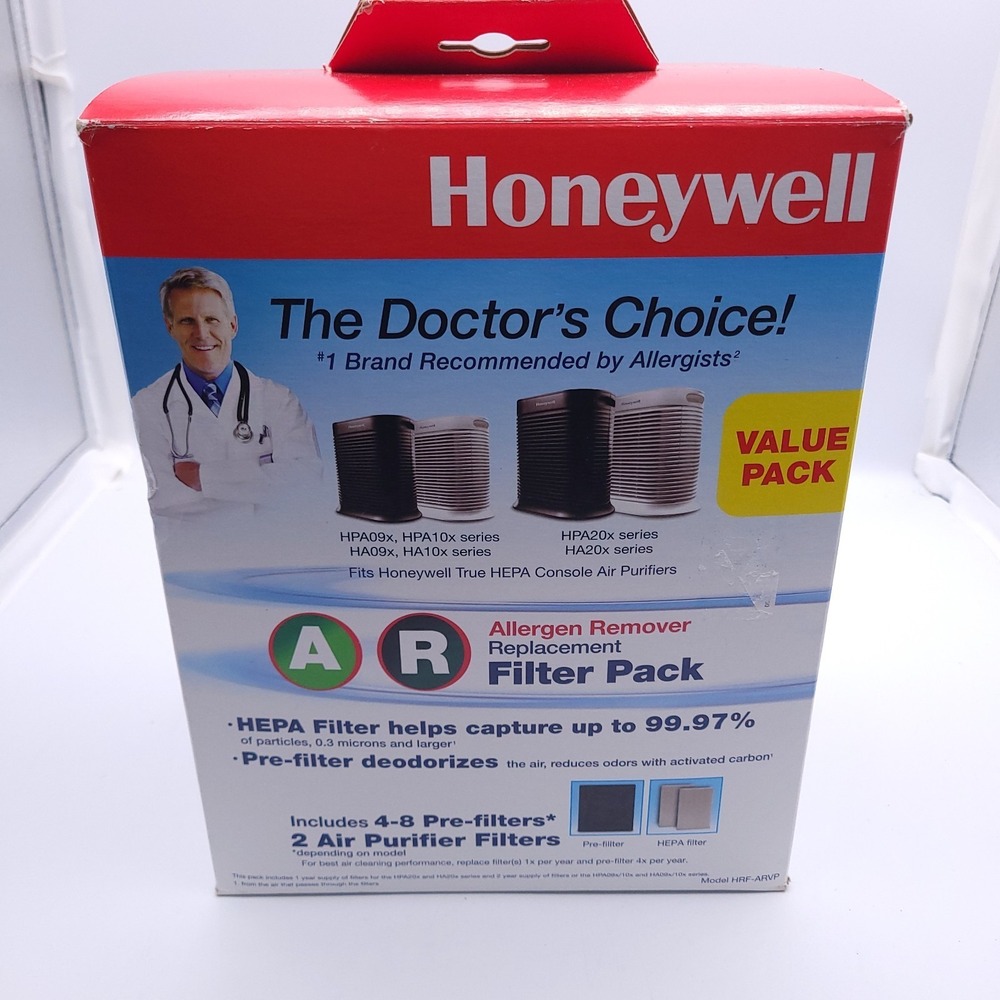 Honeywell HRF-ARVP Value Pack 2 HEPA Filter + 4 Pre-Filters New Open Box